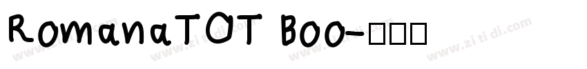 RomanaTOT Boo字体转换